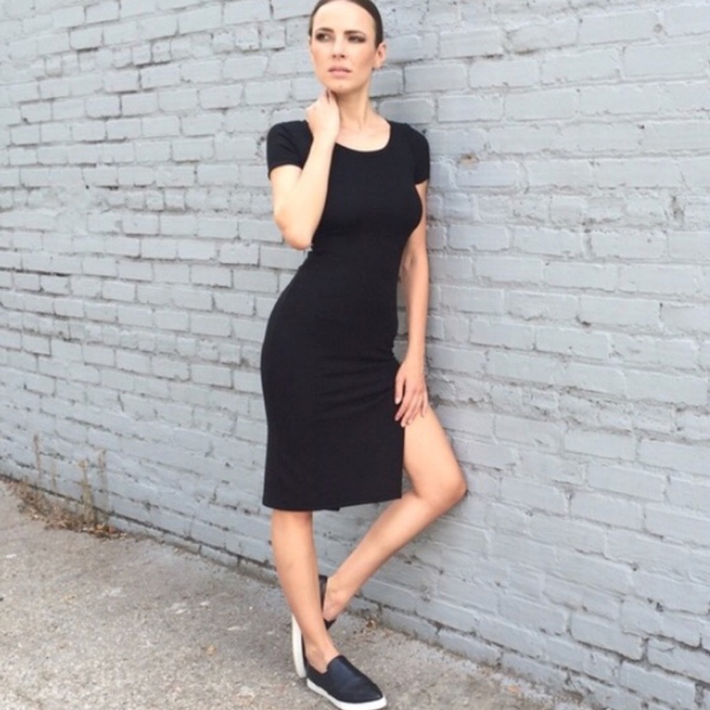 Atid Ribbed Knit Sport Dress
